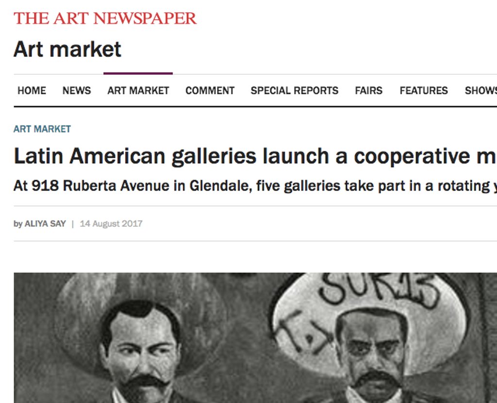 mmmmmaterial's tweet photo. https://t.co/sthveUKkjW Some #CDMX galleries participating in a new co-operative model in #LA! @theartnewspaper #MaterialLoves https://t.co/LhhJoXZnGu
