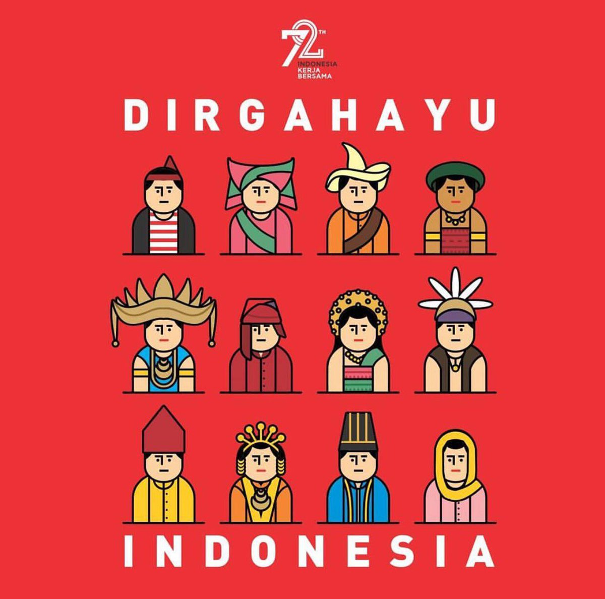 Dirgahayu Indonesia 72..
#Respect