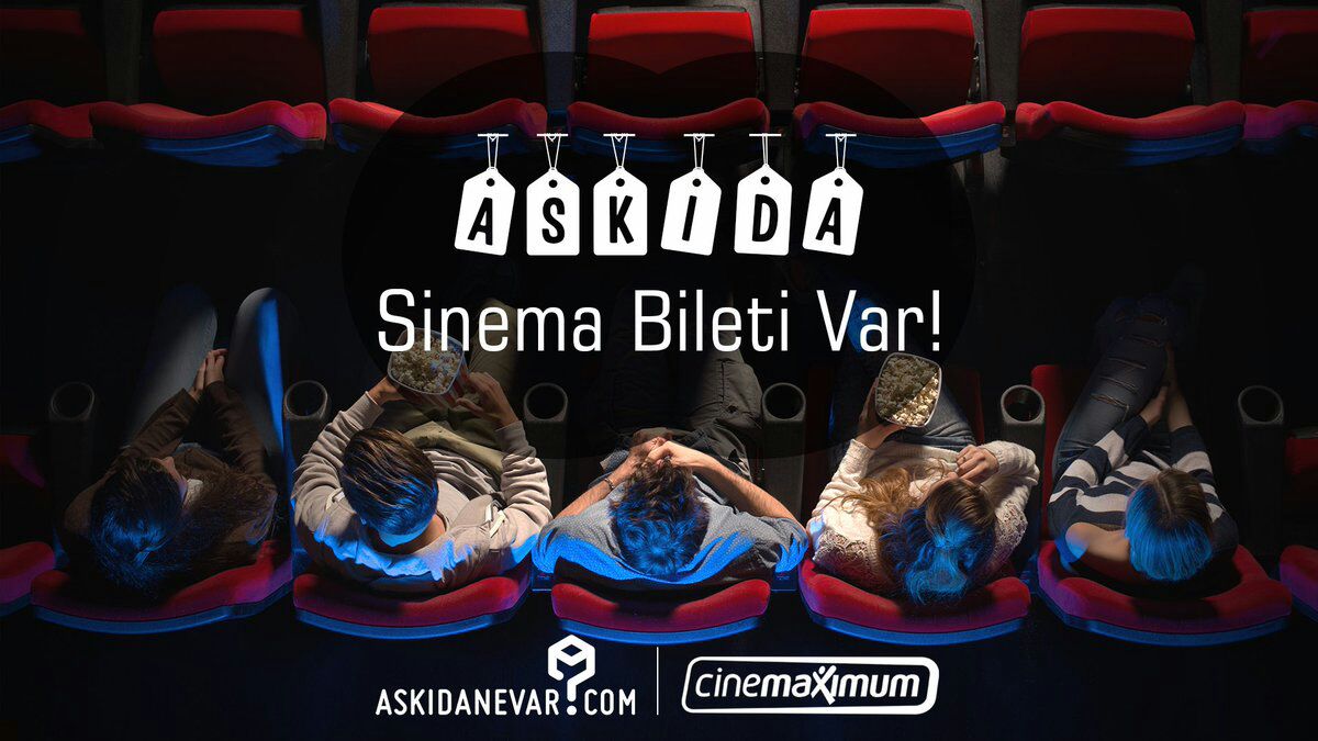 Sinema biletleri askıda! <a href="/cinemaximum/">cinemaximum</a> desteğiyle 24 üniversiteliye çift kişilik sinema bileti hediye! Detaylar için: bit.ly/2uUlBOO