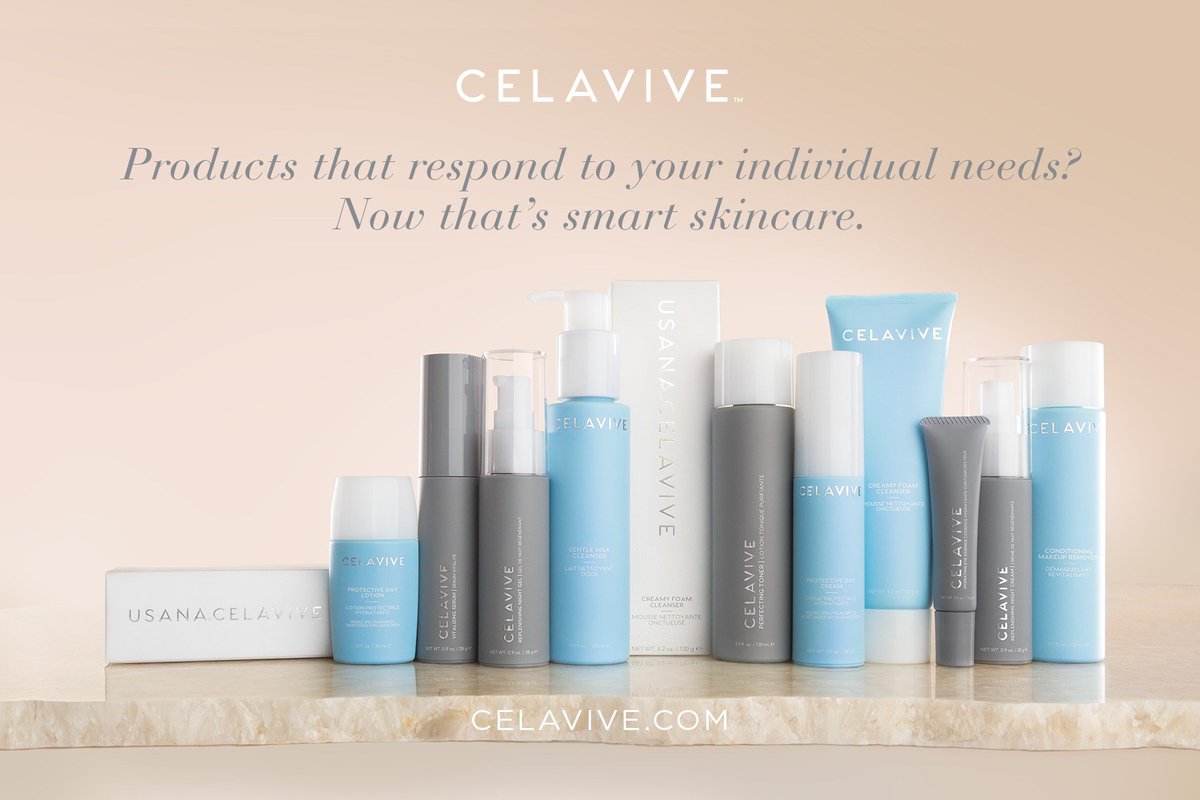 USANAinc's tweet photo. Introducing @celavive, a new high-performance skincare line from USANA. Available 2018. Learn more at https://t.co/fWqEMbIlM1 #USANACelavive https://t.co/yzY52C3uxk