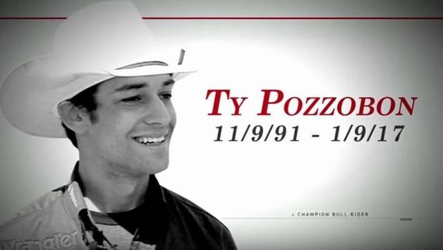 TannerByrne's tweet photo. Forever riding in memory of my Best Friend & Fellow Rider @TyPozzobon See how you can #RideWithTy > https://t.co/uBxGuXy74i @pbr @Ford #BFTS https://t.co/XlpKFxI3PS