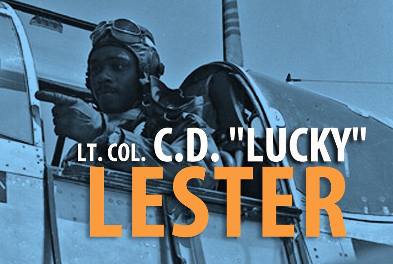 #TBT for #AviationDay: Lt. Col. C.D. “Lucky” Lester, flew 90+ missions as a Tuskegee Airman before founding the Inner City Fund (now ICF!)