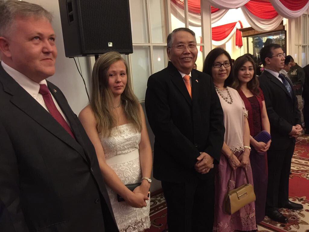 #HUTRIKE72 Dinner Reception at Governor Sumatera Utara residence - with Consul Generals &amp; Consuls from Medan