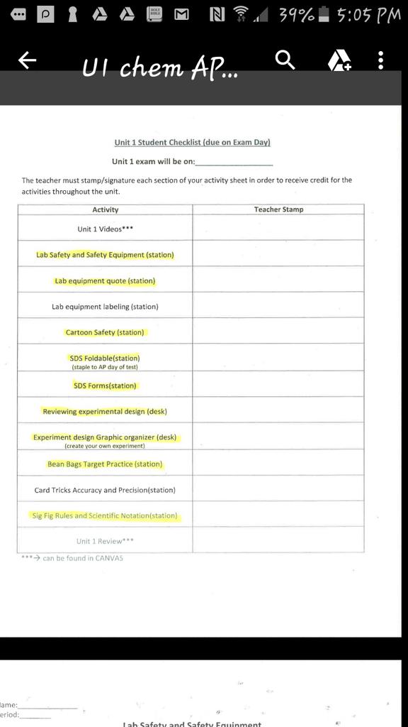 chempessel's tweet photo. For those of you that were asking..my ✔list for my flipped classroom. On level chem. #netx17 #tisdflipclass https://t.co/ZM90sHCCs8
