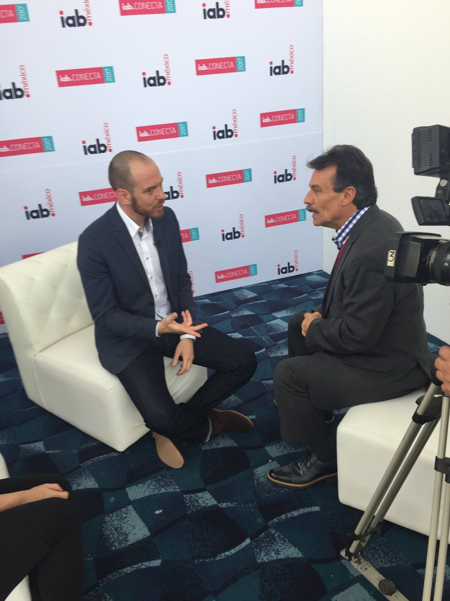 labule's tweet photo. @GfK_Mexico grandes entrevistas #IABConecta2017 #Pawel #Bahar Digital &amp; Data &amp; Crossmedia #orangepower https://t.co/d6o5fbvw62