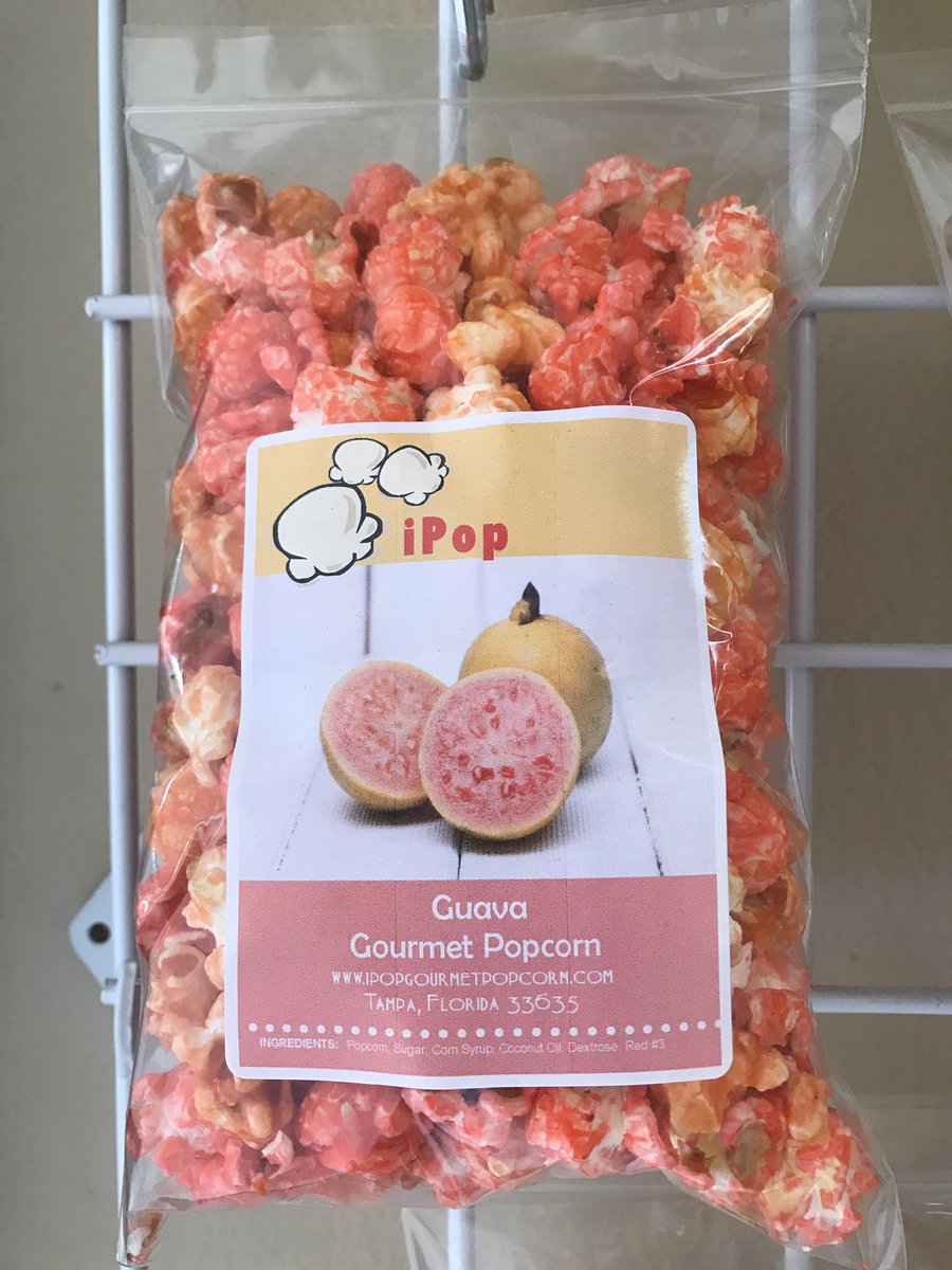 ipopgourmet's tweet photo. Guava popcorn🍿🍿🍿, taste of Tampa for sure!  #Tampa #yummy #snackworld https://t.co/1xcE8dwjGk