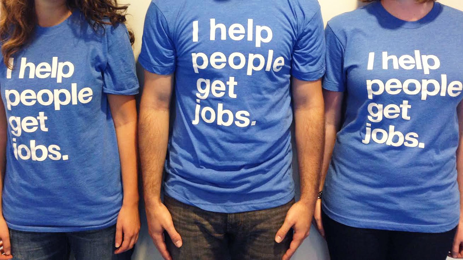 Indeed on Twitter: "Everyone loves a cool T-shirt. Indeed didn't have one. Here's how we came to our mission, "I help get jobs" https://t.co/yTf28QGZA3 https://t.co/rlHTaLJvYs" /