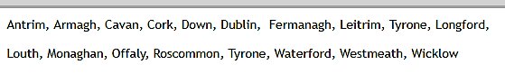 AnthonyHeaney01's tweet image. #1 Hi Im still hunting for postcards &amp;amp; still need 1 from the following counties @Antrim_hr @Armaghhour_ @CavanHour @CorkHour @DublinHour