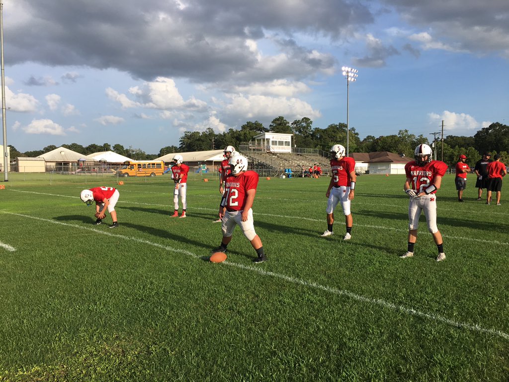 _SMHSFootball's tweet photo. The Warriors have landed! #Scrimmage #CallOfTheWarrior https://t.co/YDFVVsuOLv