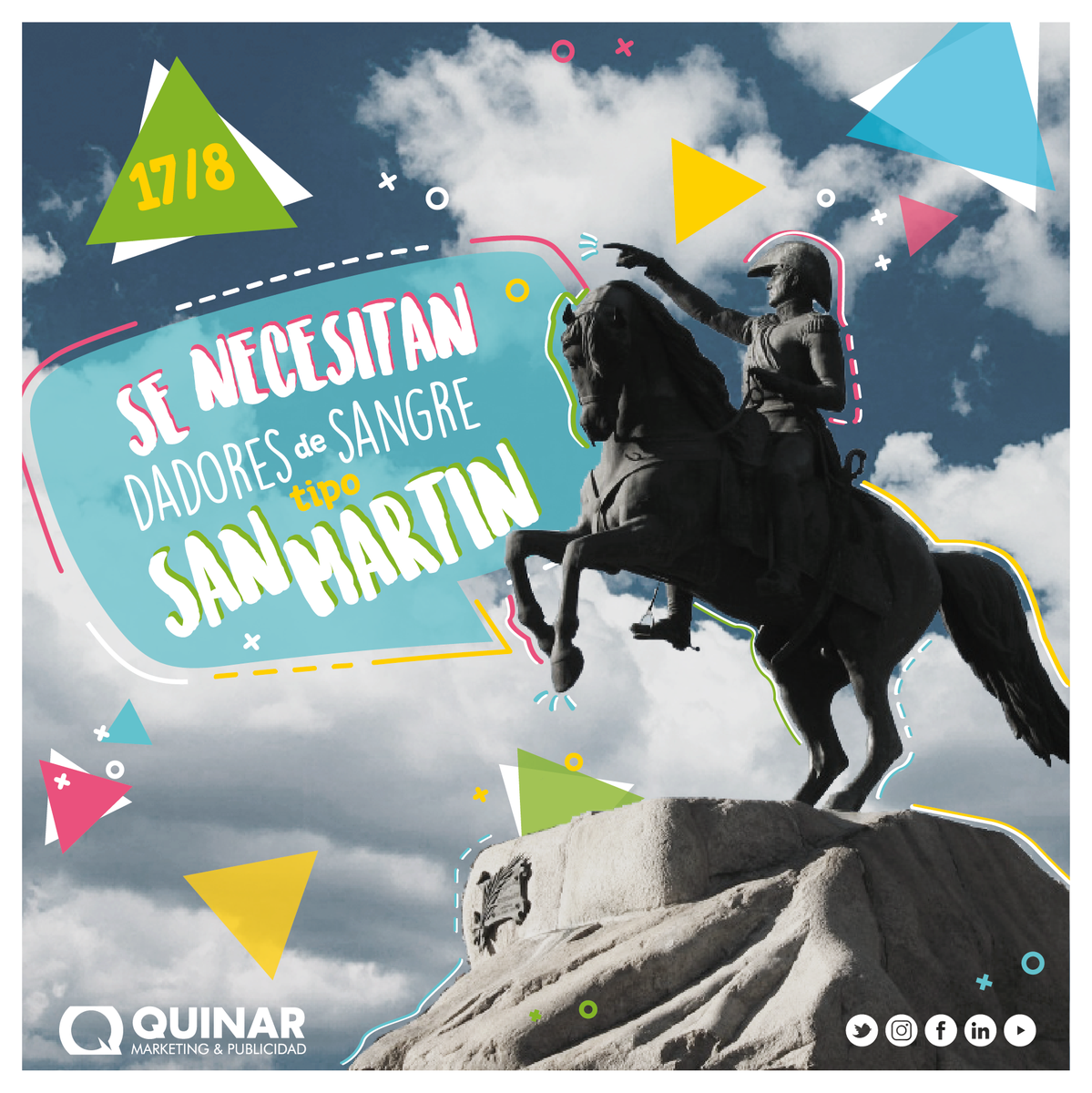 Quinar7's tweet photo. 167  Aniversario de la muerte del General José de San Martín
#QUINAR #17deAgosto #SanMartín #PadreDeLaPatria #Libertador https://t.co/gBynktueLU