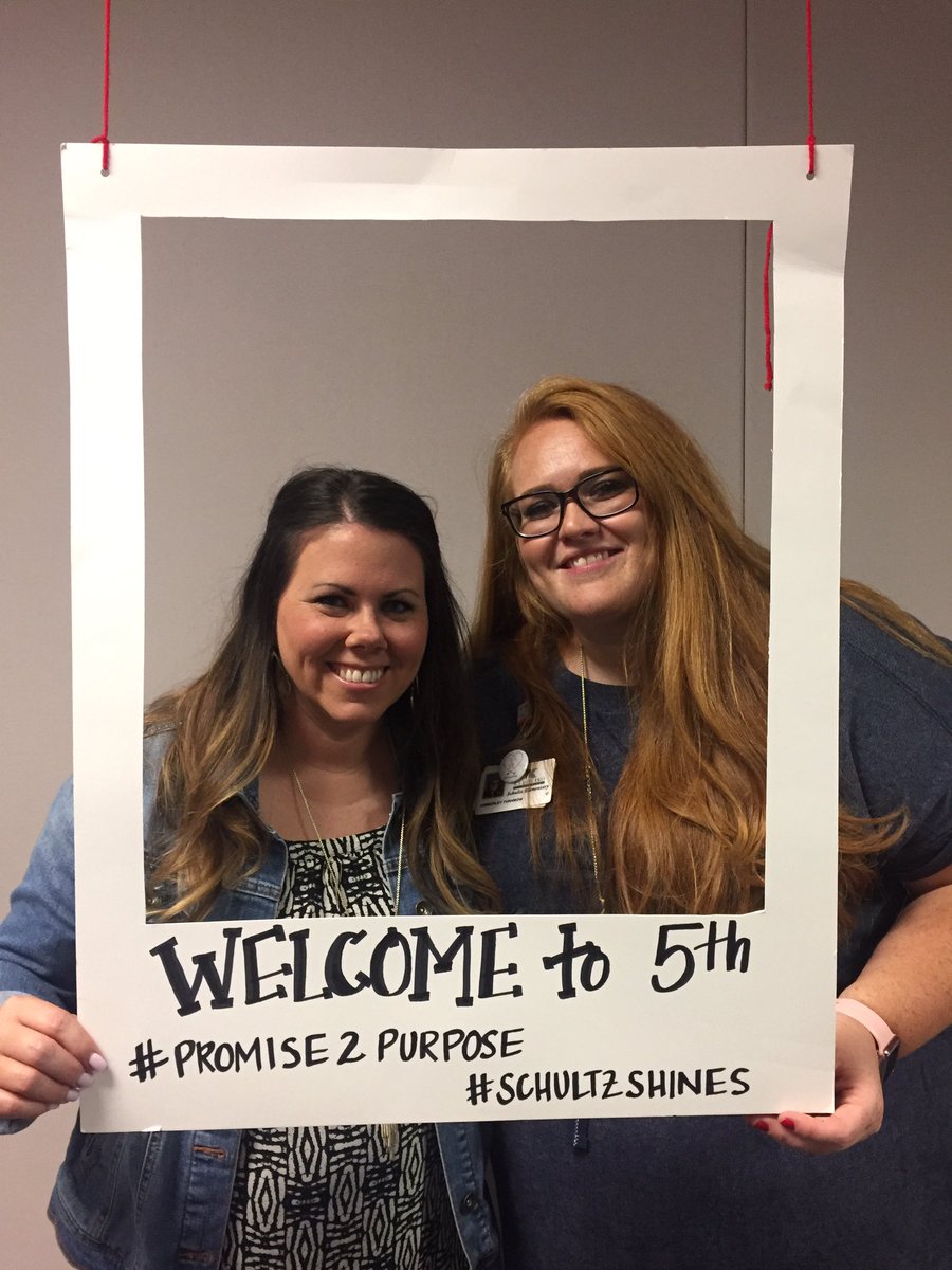 MrsSlaydon's tweet photo. We are ready to meet our kiddos! #promise2purpose #schultz5th #schultzshines @ErinHeflin https://t.co/C7rz3aLZHf