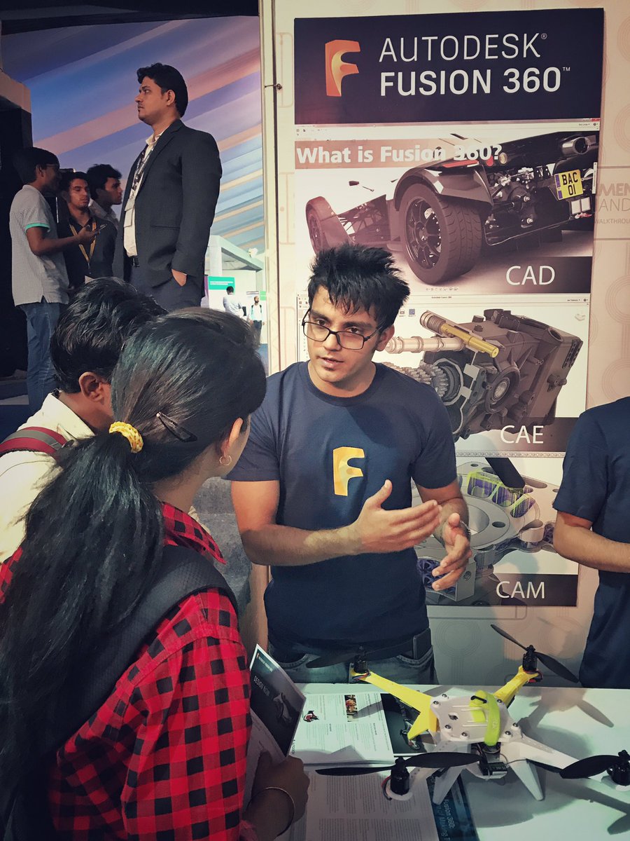 varunheta's tweet photo. Day1: Fusion 360 demonstration to the Industry and MSME's during #Digifest2017 Govt of Rajasthan
#Fusion360 #DesignNow #CAD #CAM #Reinvented https://t.co/2iw4qjbipF