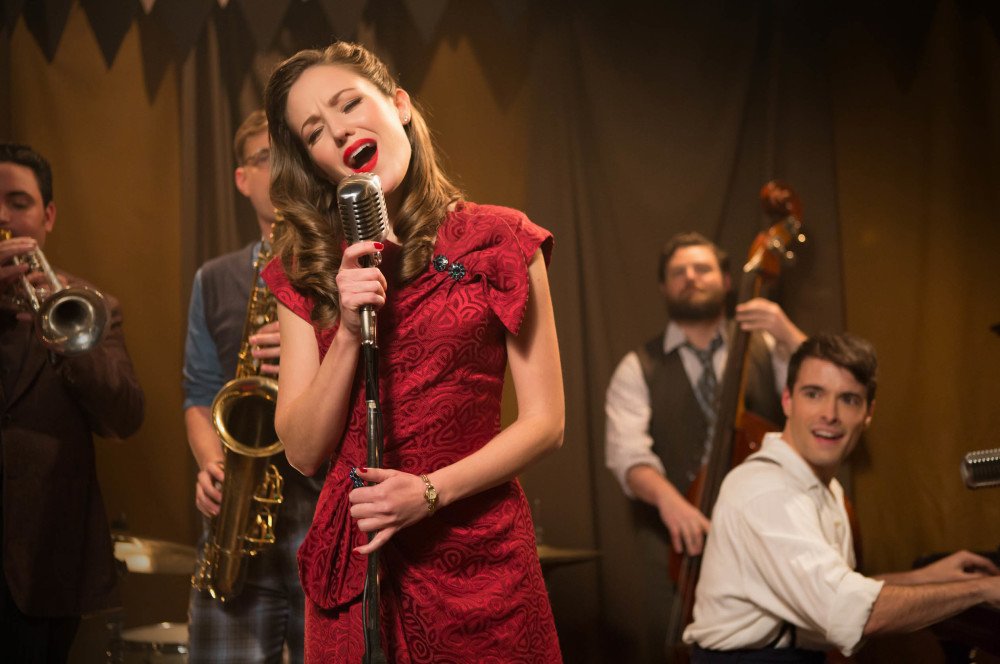 playbill's tweet image. Remember to tune in TODAY at 4pm ET to see @BandstandBway's pop-up performance on our Facebook! Details: bit.ly/Bandstand-Play…
