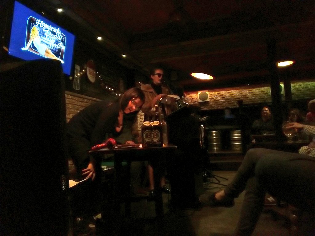 BackrowPresents's tweet image. Thank you to everyone who came down to Homicide Radio Theatre yesterday! We had a ballllllll