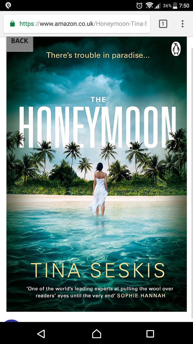 cgittins2003's tweet photo. @tinaseskis #thehoneymoon. Just finished the book, amazing!! 😍 https://t.co/kKWOLLGhaA