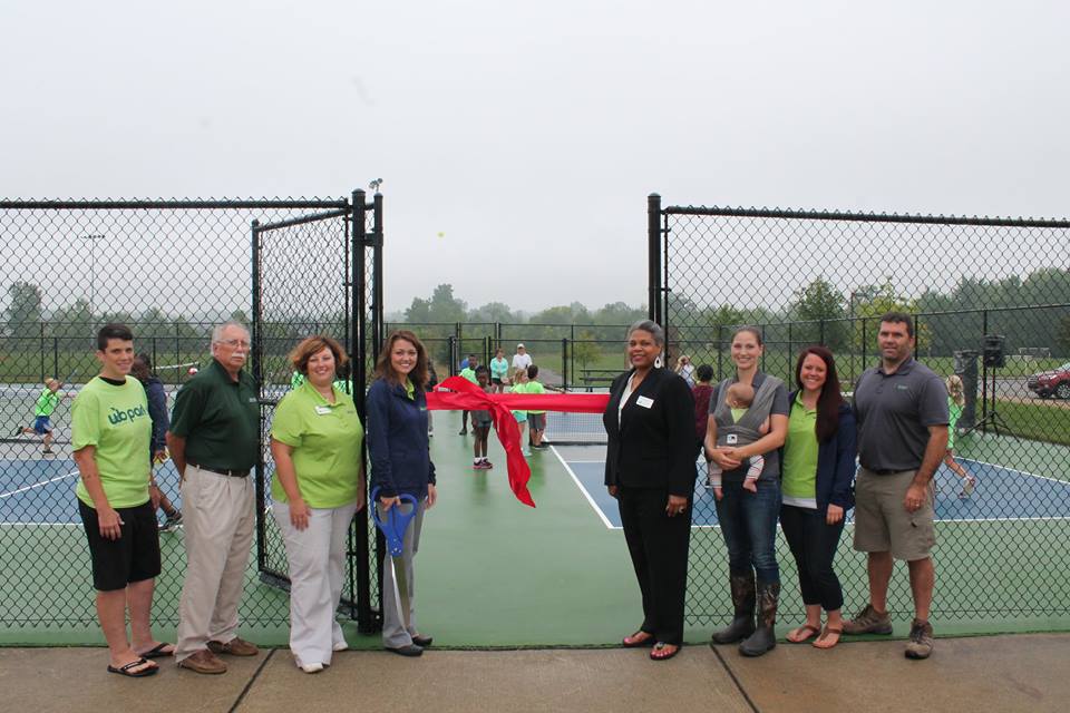 WB_Parks's tweet photo. Our #Pickleball Courts Ribbon Cutting event this morning was a success! #NowOpen #DrakeSportsPark #WBParks https://t.co/jlx5njmlMu