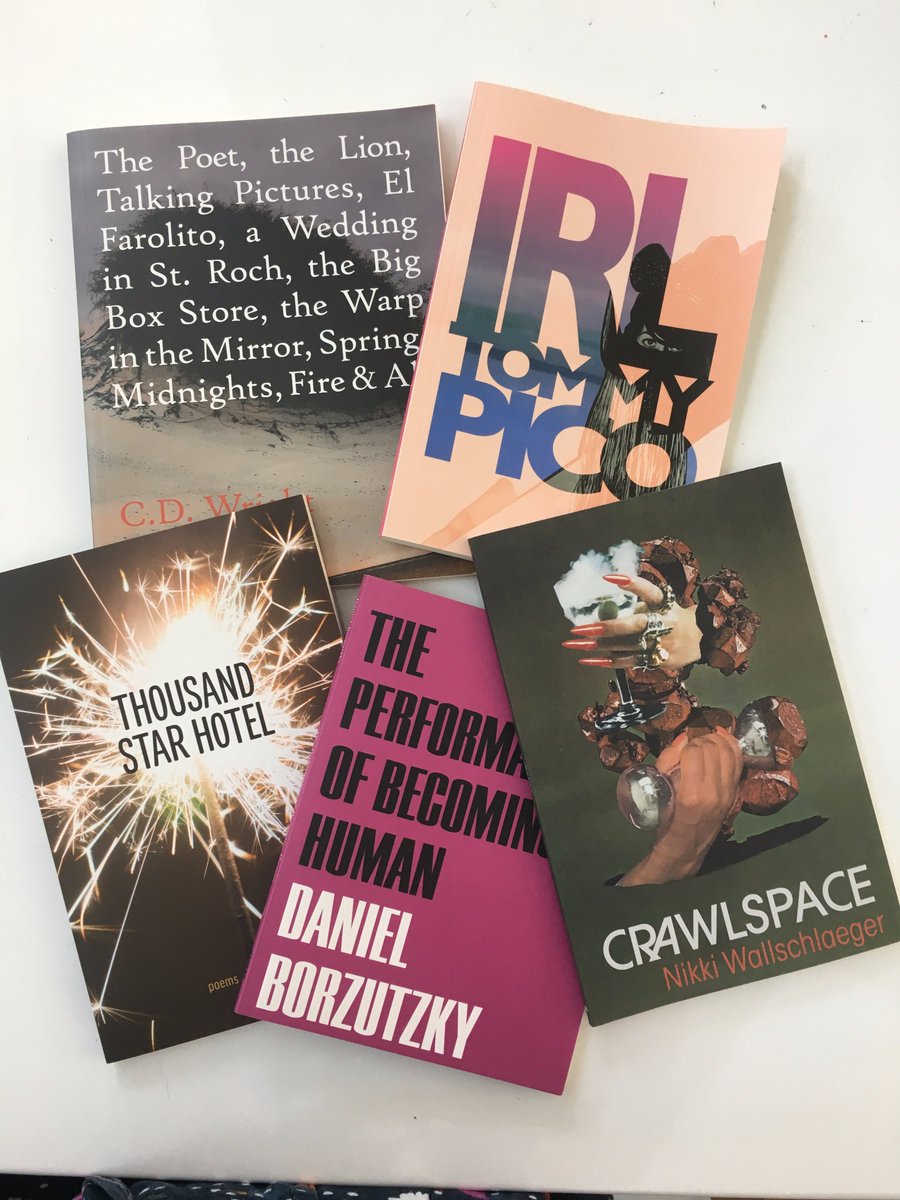 poetshouse's tweet photo. New on @versedotpress: Kyle Dacuyan's recommended reading list from the #PHSHOWCASE17! Find his selections here: https://t.co/JbXfvfVXOa https://t.co/XlMyrGkWJE