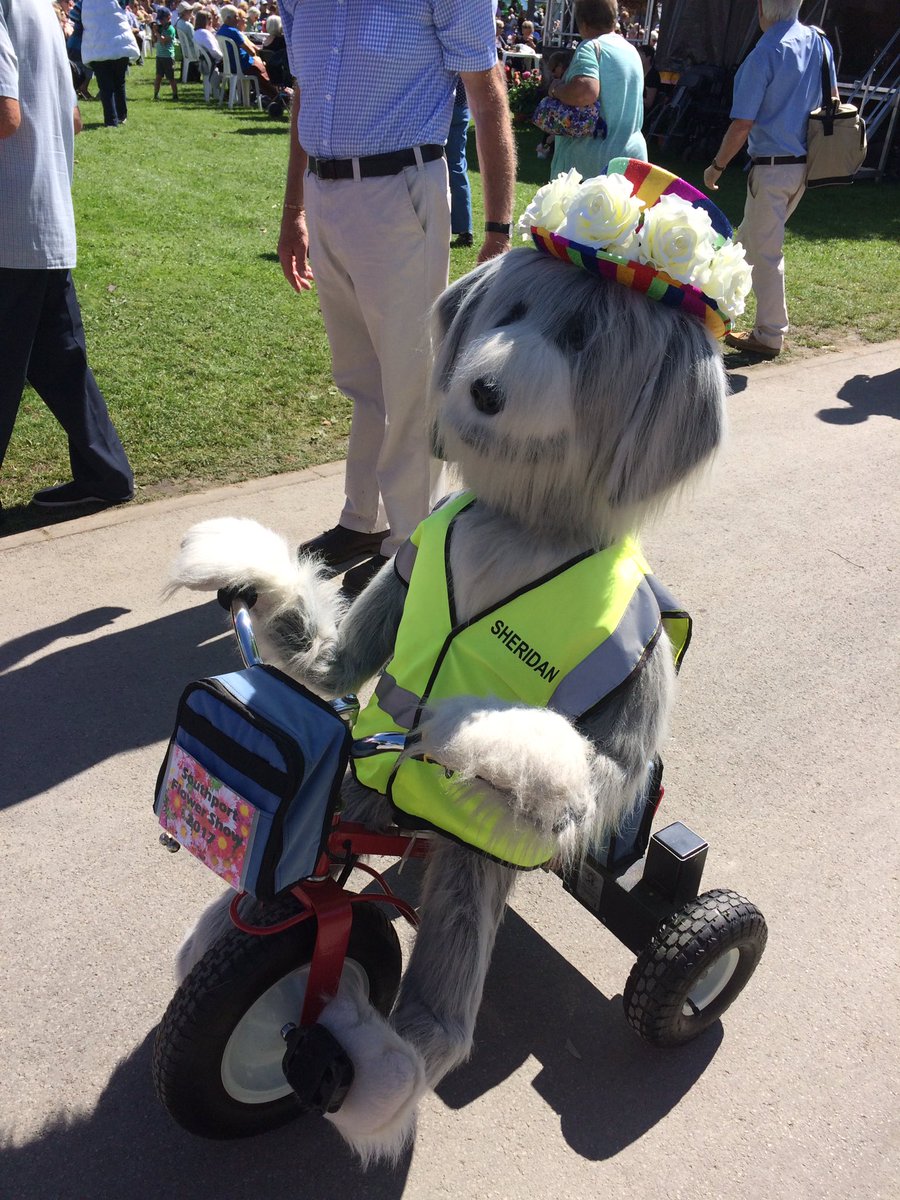 Gillylancs's tweet photo. #30daysofsummertour2017 today @southportflower with @BeingBoycie Gold winner @HoldenClough #JohnCraven and a talking dog #Lancashirehour https://t.co/3HaKTkMtPP