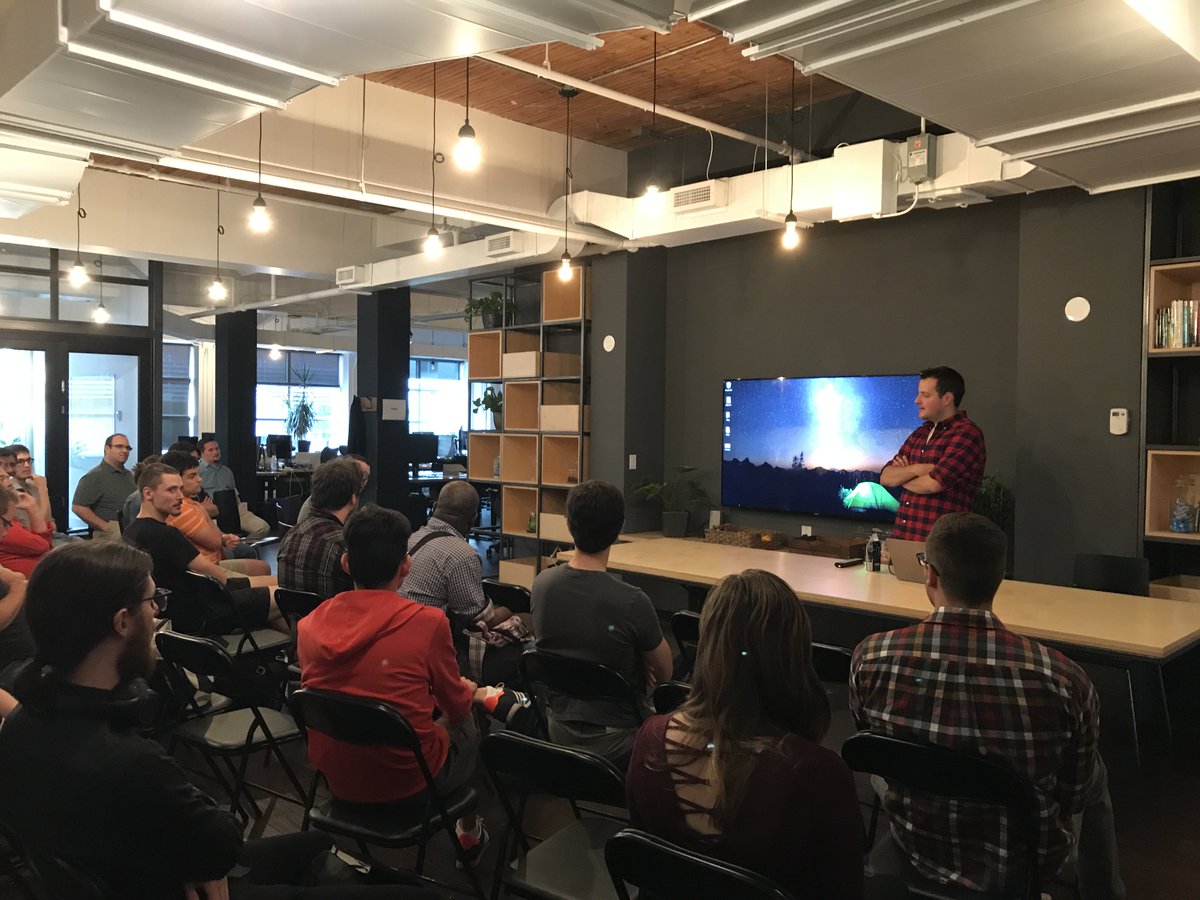 Unity3DMTL's tweet image. A few pictures of our User Group that took place yesterday. A big thank you to @byMayne for hosting it and to everybody who attended!