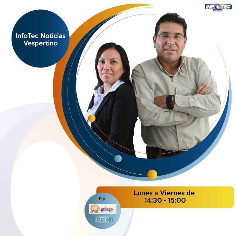 InfotecAtlixco's tweet photo. Iniciamos con #InfoTec #Noticias #Vespertinas con Miguel Ángel Domínguez por #RadioTec https://t.co/LaWqpUfgNM