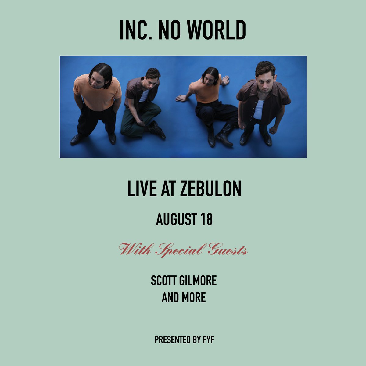 I'll be sitting in with <a href="/inc_no_world/">inc. no world</a> tomorrow 8/18 <a href="/ZebulonLA/">ZebulonLA</a> Get your tix @ ticketf.ly/2uUpp2s #fyfpresents