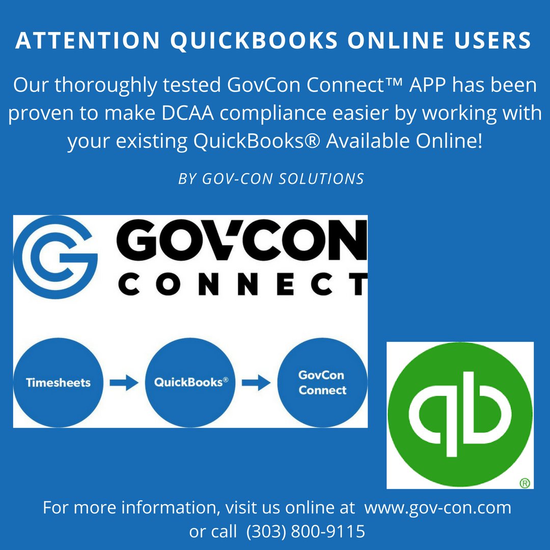 GovContractExpo's tweet photo. #QBO #QuickBooksOnline #DCAA #CPAs #Accountants #GovernmentContractors https://t.co/pndeeL4jtz