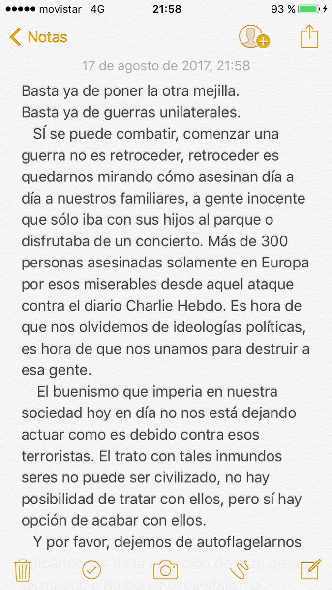 NachoJimenez99's tweet photo. He aquí mi opinión #BarcelonaSomosTodos https://t.co/A6wHoohXBh