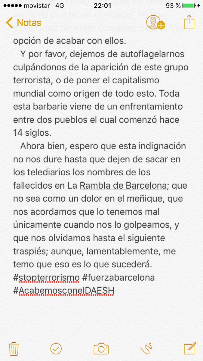 NachoJimenez99's tweet photo. He aquí mi opinión #BarcelonaSomosTodos https://t.co/A6wHoohXBh