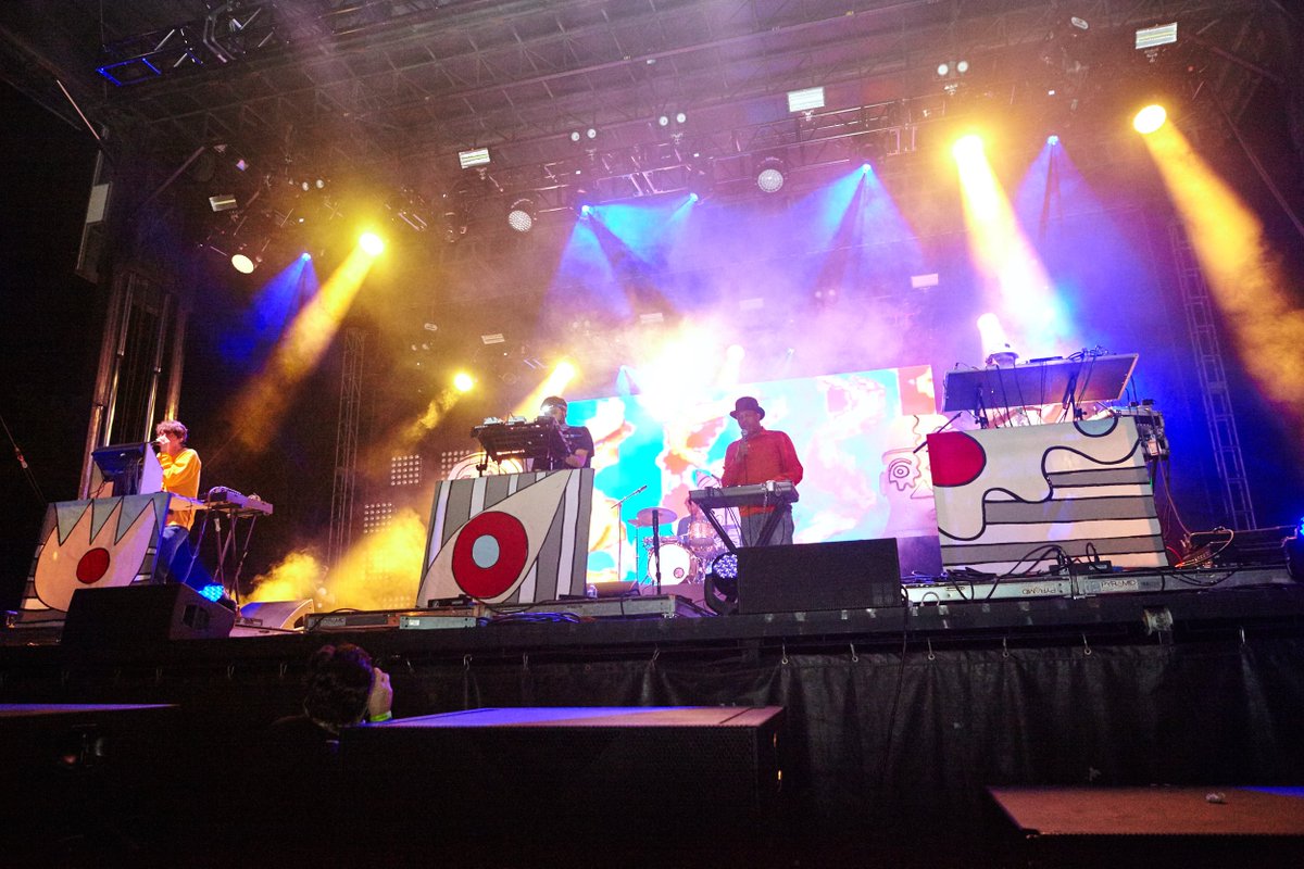 Moogfest's tweet image. #tbt That time Michael Winslow @Noizey_Man became the fifth member of @anmlcollective at #Moogfest2017: bit.ly/2wTU29L