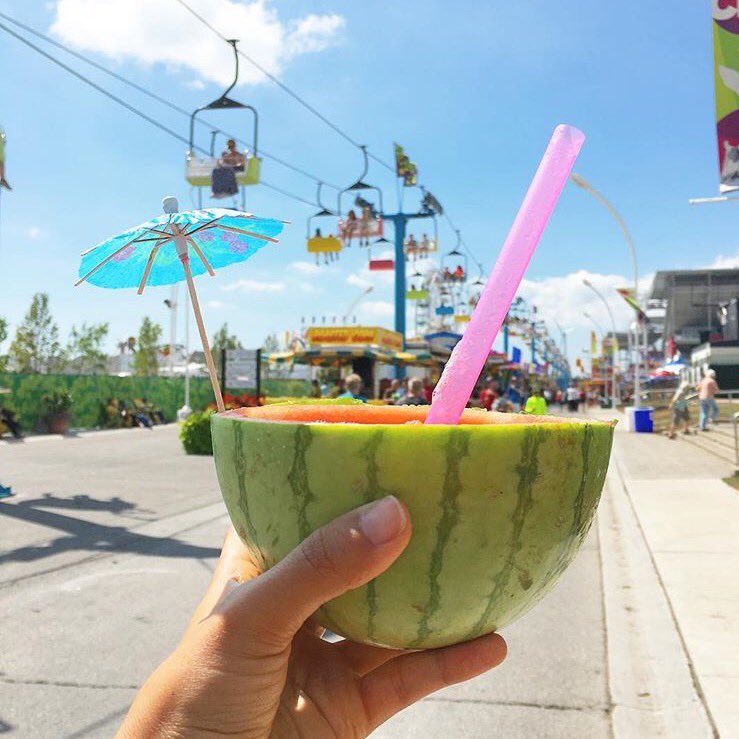 The Canadian National Exhibition starts tomorrow and we couldn't be more excited! Come by for some Tropic Love 🍉🍍💙