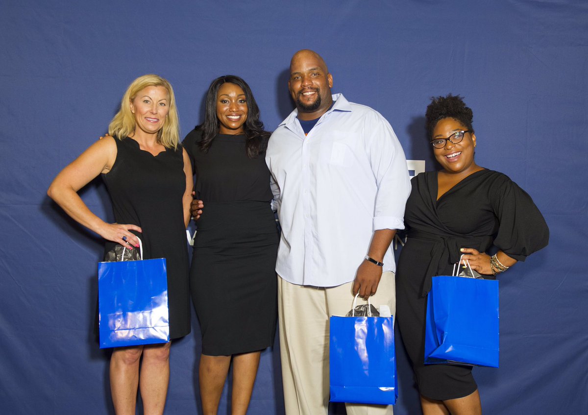 twicemediaLLC's tweet photo. #TBT Members of the #TwiceTeam accept gifts during #TMP5 last week. #thanks #5years #letsgo #houstonvideographer #houstonstudio #twicemedia https://t.co/AgqZF3wuUS