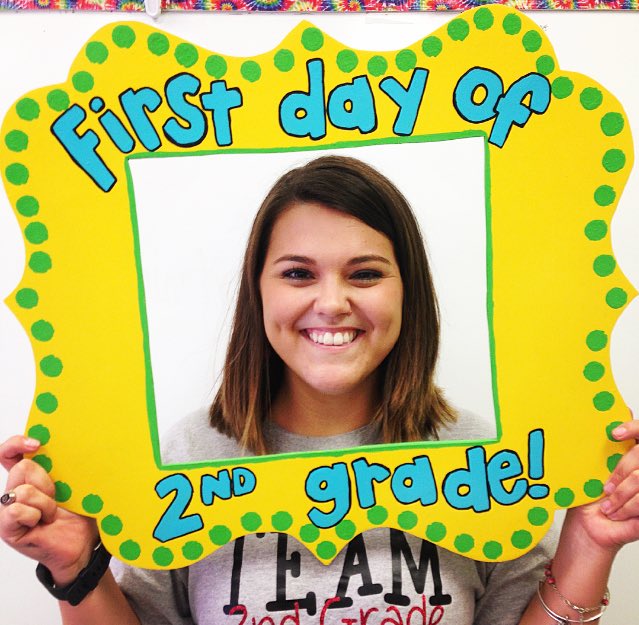 Miss_Mathias's tweet photo. My second first day of 2nd grade! #BPSFirstDay #ImTired #TeacherLife https://t.co/pNCubIlwUD