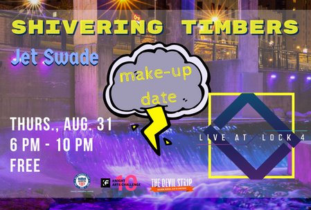 akrondevilstrip's tweet photo. Friends, we're rescheduling #LiveAtLock4 for Aug. 31 to avoid the t-storms forecast for tonight! https://t.co/8e2BqGzEhZ https://t.co/XsHdyUPN23