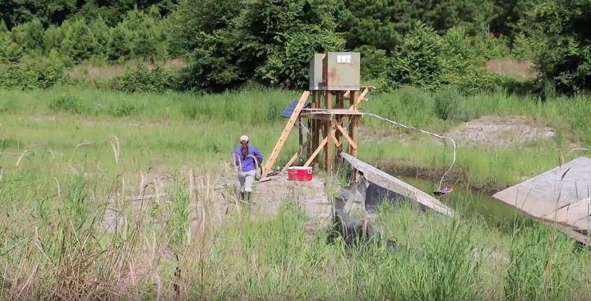 NCState_BAE's tweet photo. How did @ecoengineerDani and @KatieWardinski spend their summer? Hear about their time on the @NSF #REUStreamTeam https://t.co/XYMwgxgoIK https://t.co/cAuhuskG0L