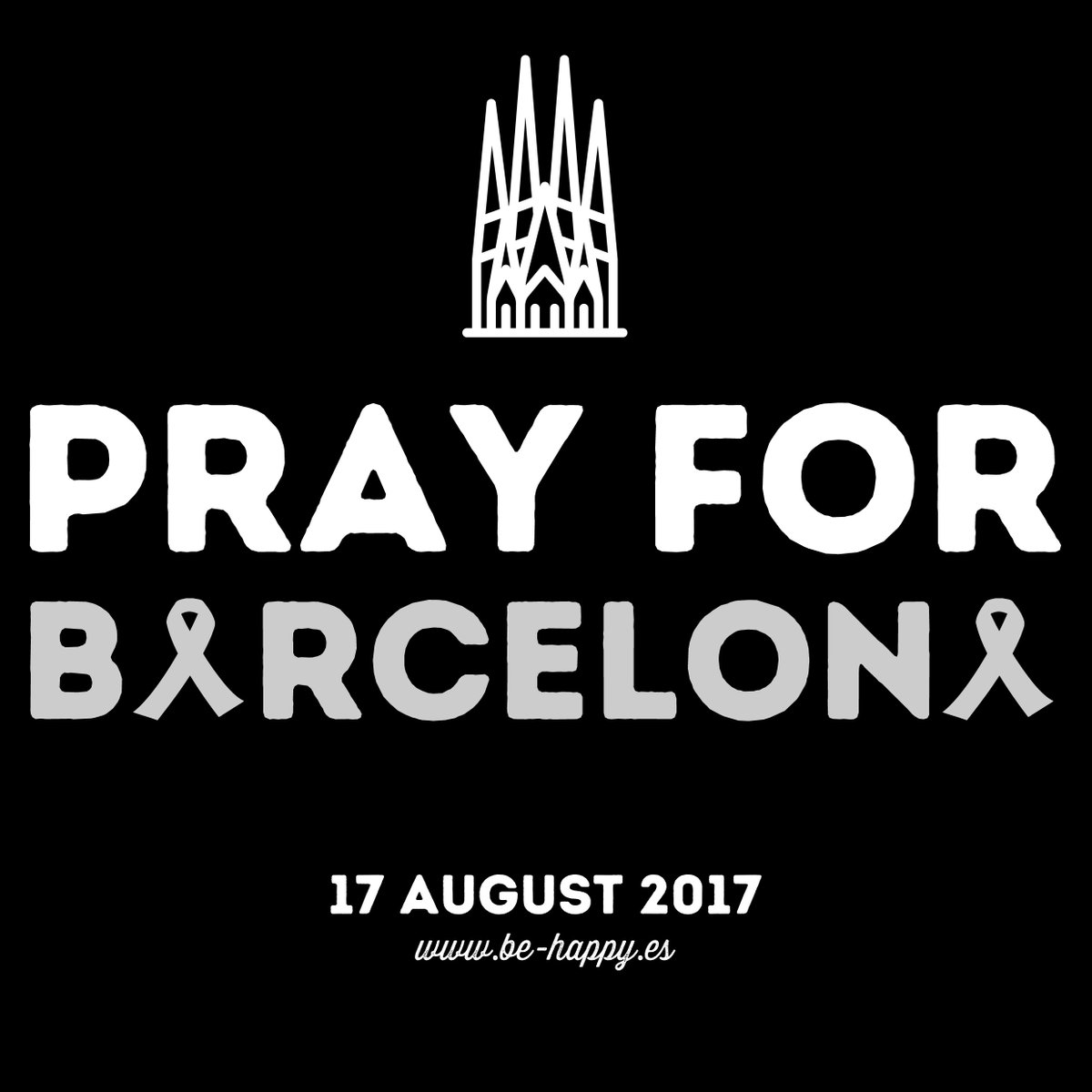 BeHappy_es's tweet photo. Nuestra más rotunda condena por el atentado de #Barcelona, y nuestra solidaridad con las víctimas y sus familias #prayforbarcelona https://t.co/3R0J4xbS1R