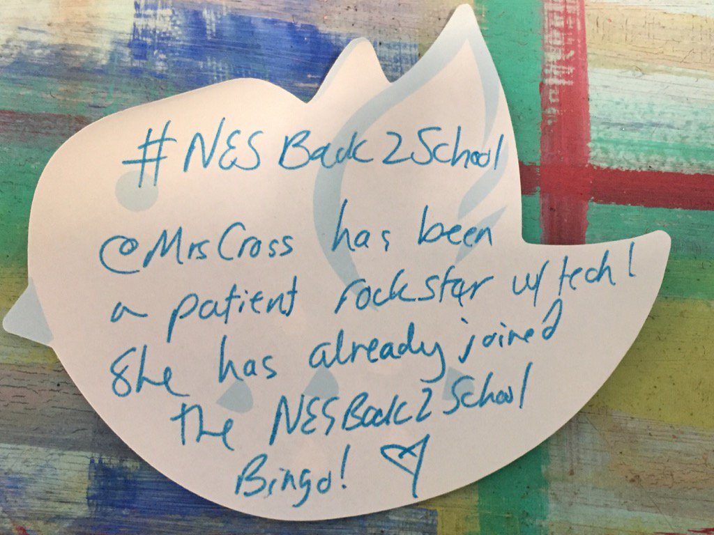 pnabbie's tweet photo. Thanks DEN friends for this idea! #NESBack2School https://t.co/yN99xdbrhM