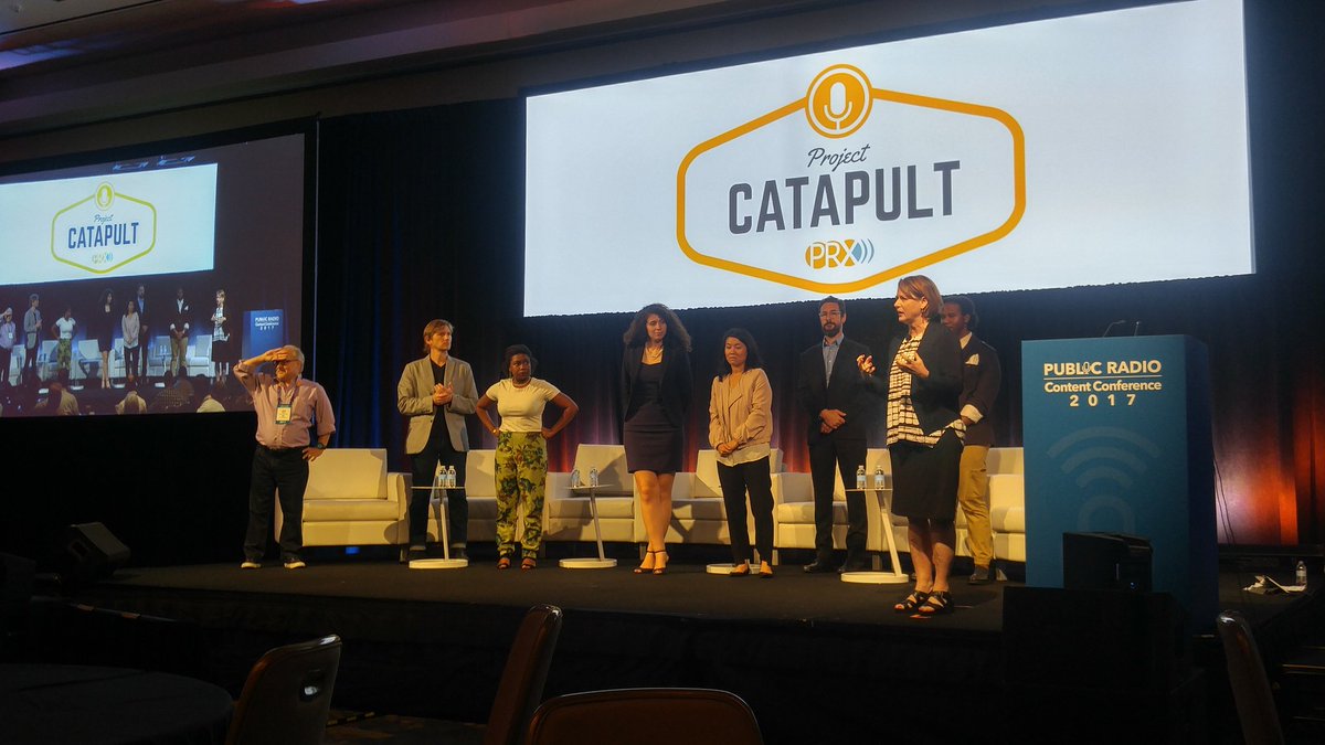 AChangeOfTune's tweet photo. Take it from us: podcasting is public media without borders. ❤📻❤ #prpd17 https://t.co/dYyoscKs1R
