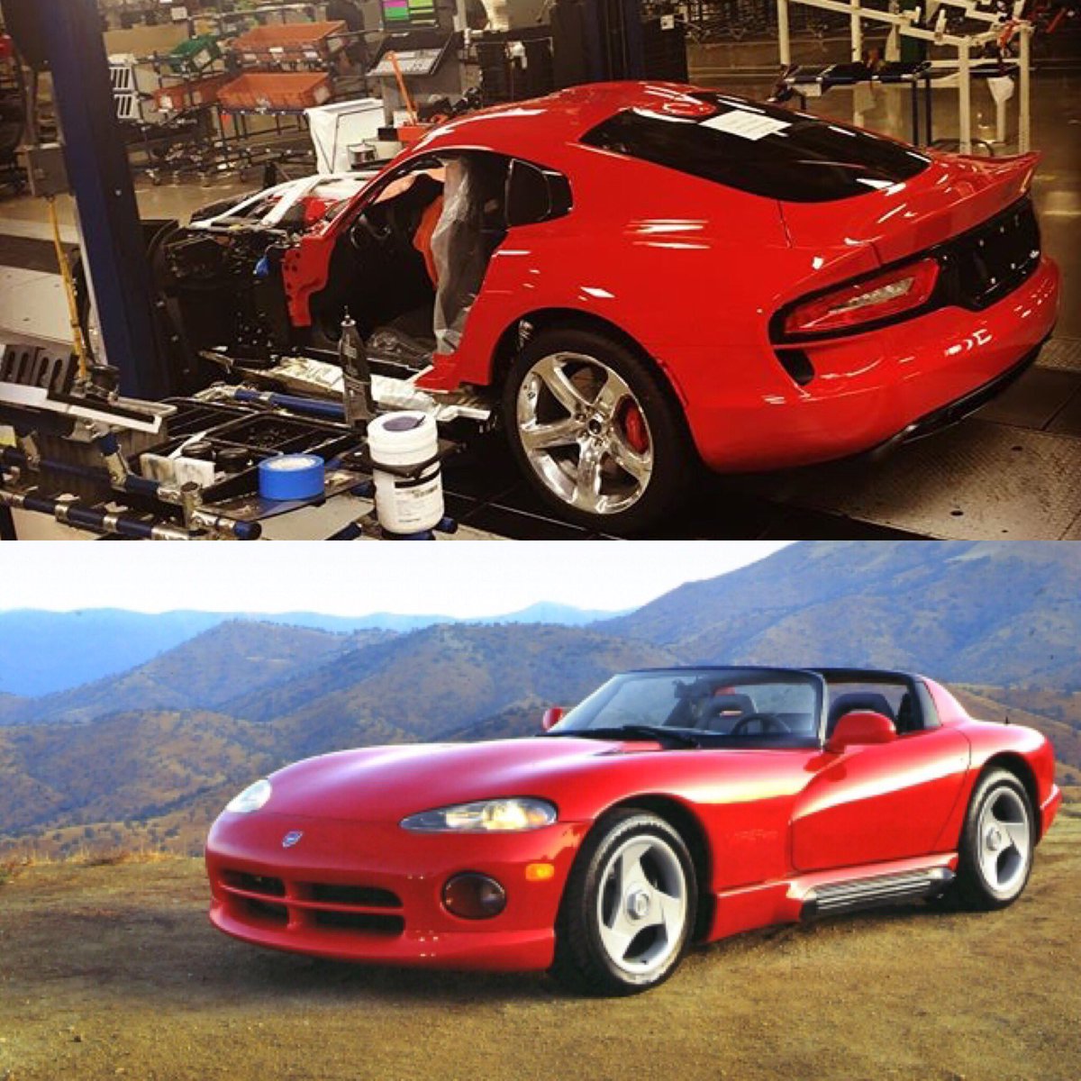 First production viper and the very last. 😥. 1992-2017 RIP This infamous legacy. #viper #dodge #srt <a href="/Dodge/">Dodge</a> @FiatChrysler_NA