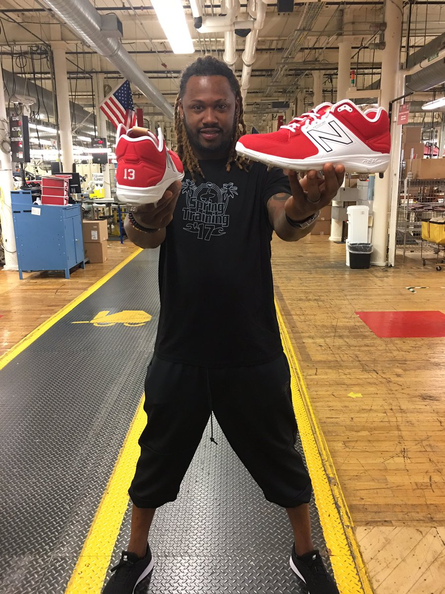 Hot off the press...@HanleyRamirez's new NB1's.