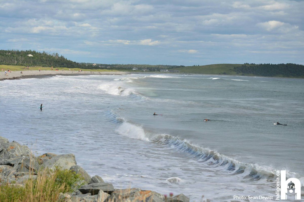 haligonia's tweet photo. The waves are crashing at Lawrencetown Beach as the offshore hurricane Gert continues on its way https://t.co/RCpM9q3Oev