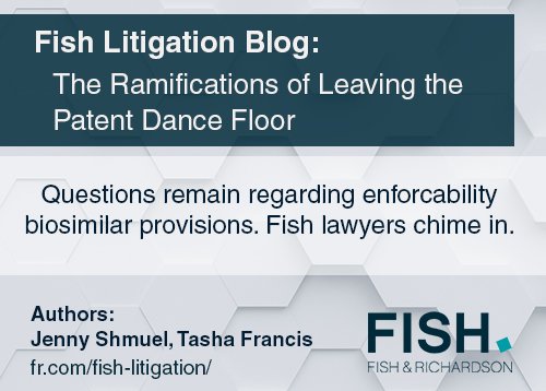 FishRichardson's tweet image. What happens when you skip parts of the #patentdance? More on the #LitigationBlog fr.com/?p=67427