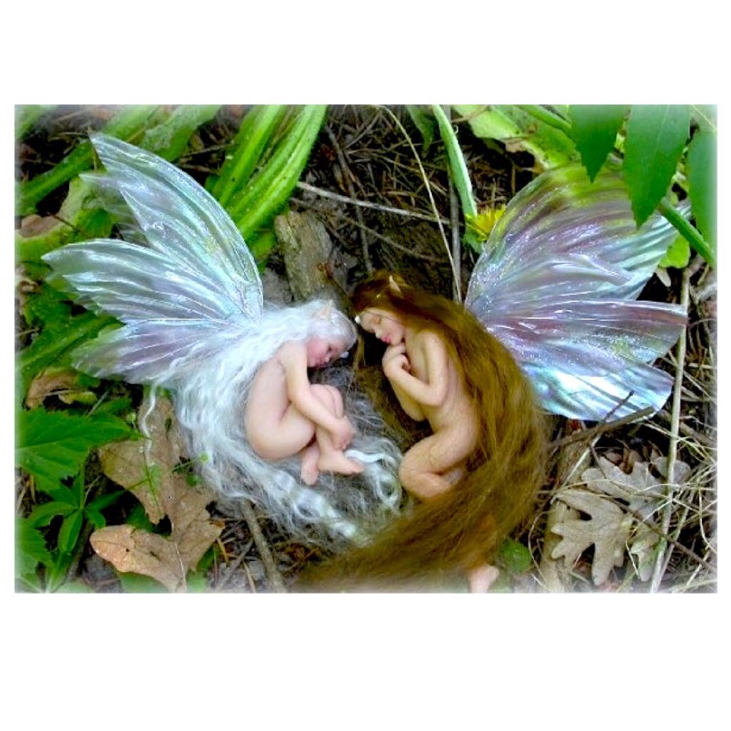 Ellenfaeforest's tweet photo. #flowernixie #faerie #fairy #fairyart #sisters #angeladrake #ellenfaeforest #fantasy #fantasyart #polymerclay #sculpting #ooak #sweet https://t.co/aaebhoo6SC