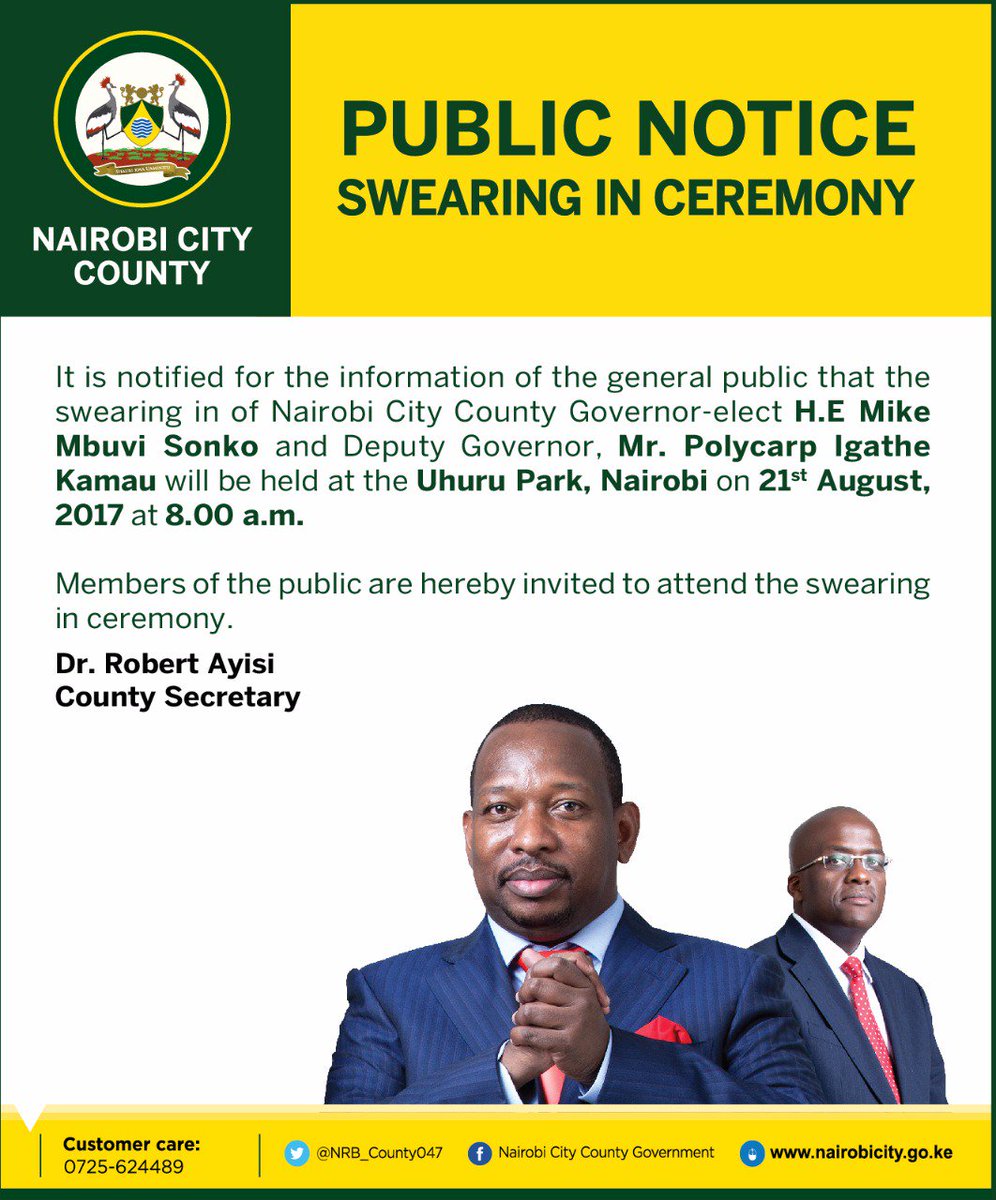 Nairobi City County tweet media