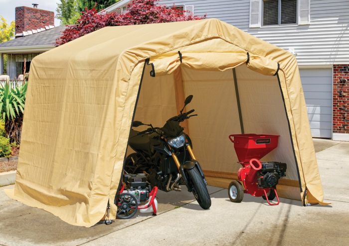 HarborFreight's tweet photo. Now available at HarborFreight
The NEW 10 ft x 10 ft Portable Shed from #CoverPro
Ideal for storing small equipment
https://t.co/GurvKJf923 https://t.co/ETalPSWMzZ
