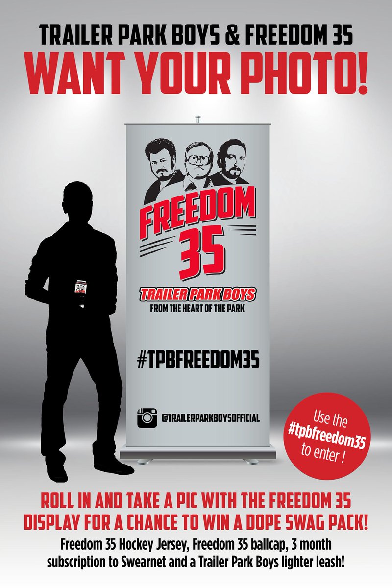 trailerparkboys's tweet photo. Hey Canada, does your local beer store have THIS greasy poster? Yes?! Take a pic, tag it #TPBFreedom35 and you could win some DECENT prizes! https://t.co/zy4J1ZUKfK