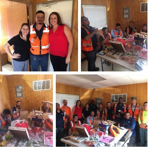 tdindustries's tweet photo. #TDPartners in our Houston office headed out to Service &amp; #Construction jobsites to bring healthy snacks &amp; the spirit of partnership. #GPTW https://t.co/nhcV50MEk1