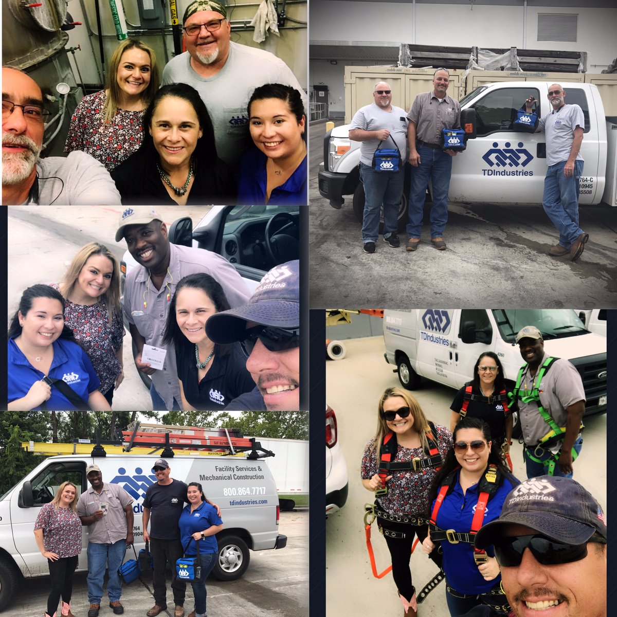 tdindustries's tweet photo. #TDPartners in our Houston office headed out to Service &amp; #Construction jobsites to bring healthy snacks &amp; the spirit of partnership. #GPTW https://t.co/nhcV50MEk1
