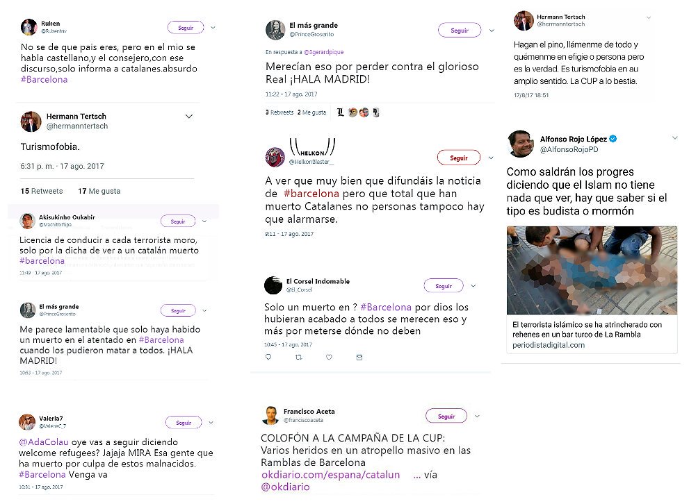 vmm7773's tweet photo. Lo más doloroso del #Atentado en #Barcelona ... es cuando se te rompe el corazón por culpa de la mezquindad y del odio ... envenena el alma😢 https://t.co/z1xkdkTjsG