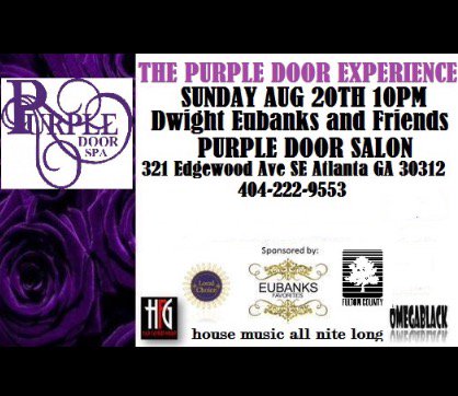 Dwight Eubanks On Twitter Come Experience The Purple Door