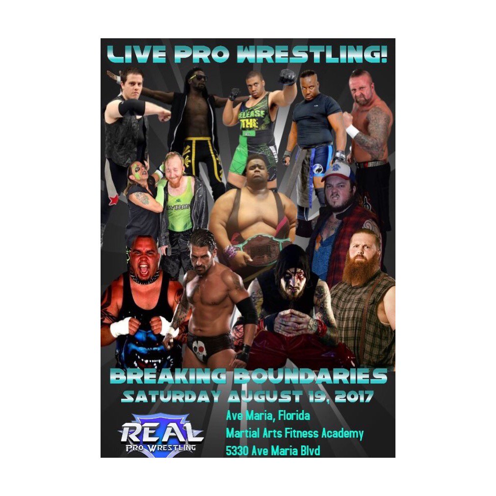 RealZackMonstar's tweet photo. This show is only 2 days away, be there!! #realprowrestling #prowrestling #livewrestling https://t.co/KwyX43EuDh
